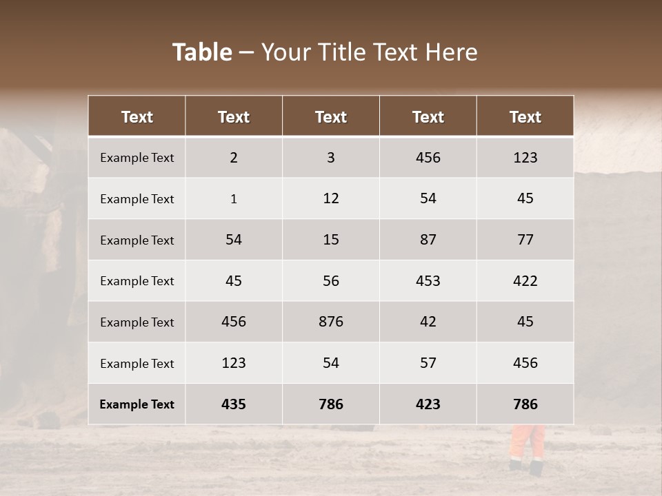Oil Transportation Geology PowerPoint Template