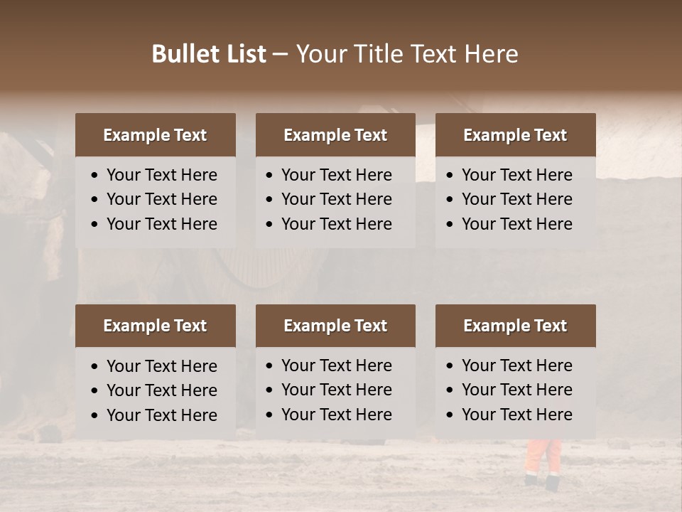 Oil Transportation Geology PowerPoint Template