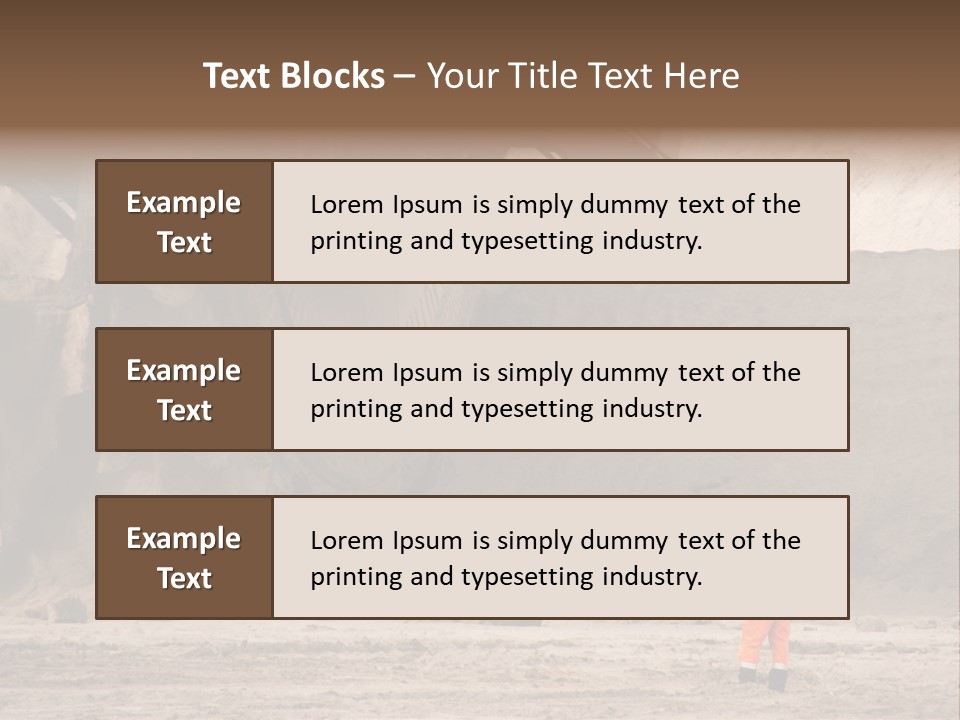 Oil Transportation Geology PowerPoint Template