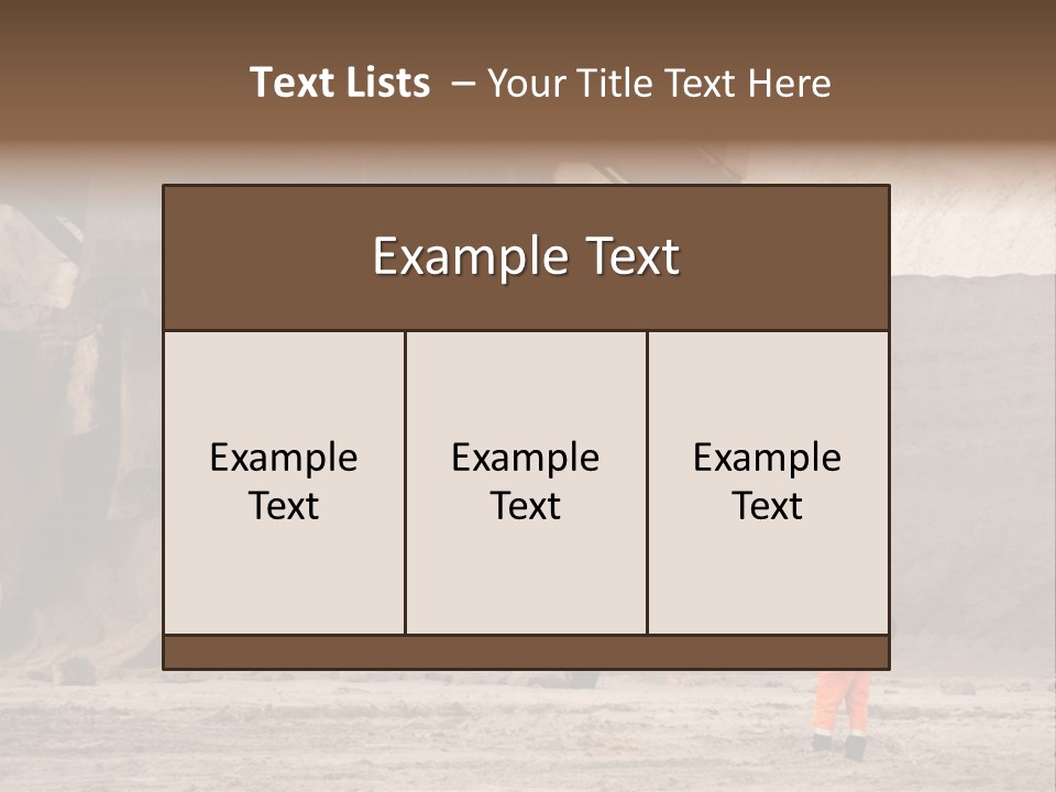 Oil Transportation Geology PowerPoint Template