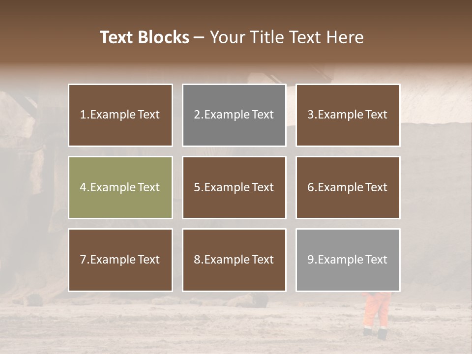 Oil Transportation Geology PowerPoint Template