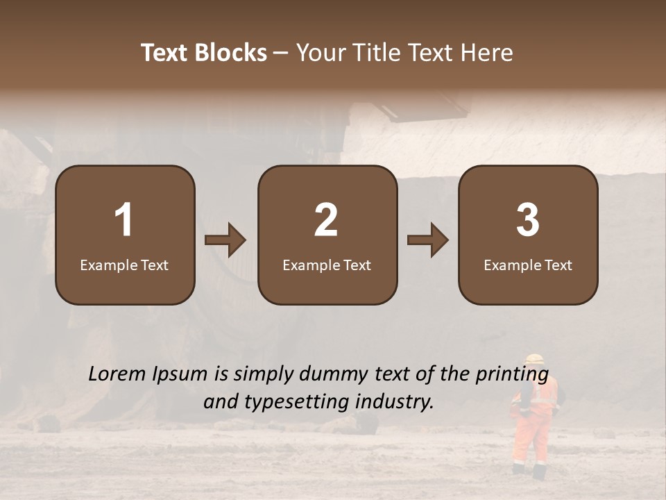 Oil Transportation Geology PowerPoint Template