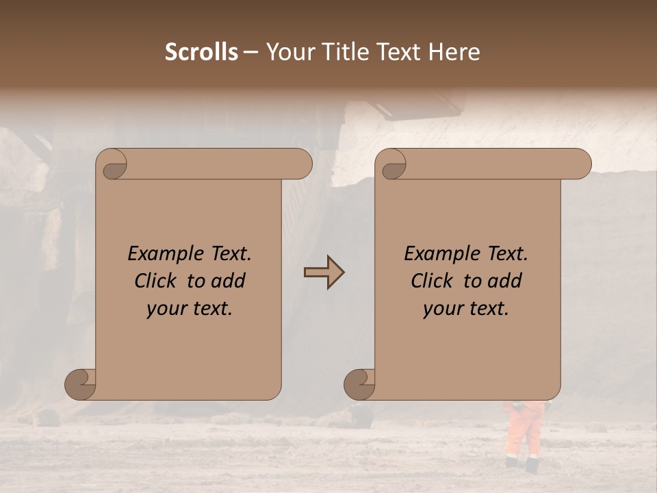 Oil Transportation Geology PowerPoint Template