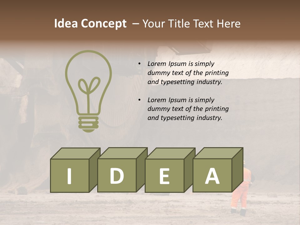 Oil Transportation Geology PowerPoint Template