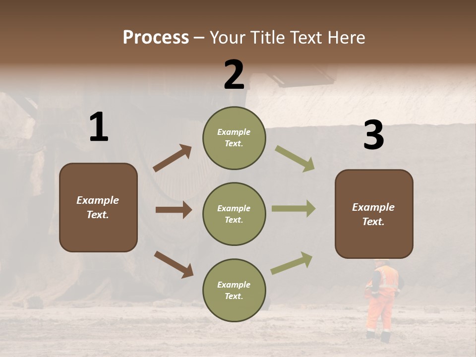 Oil Transportation Geology PowerPoint Template