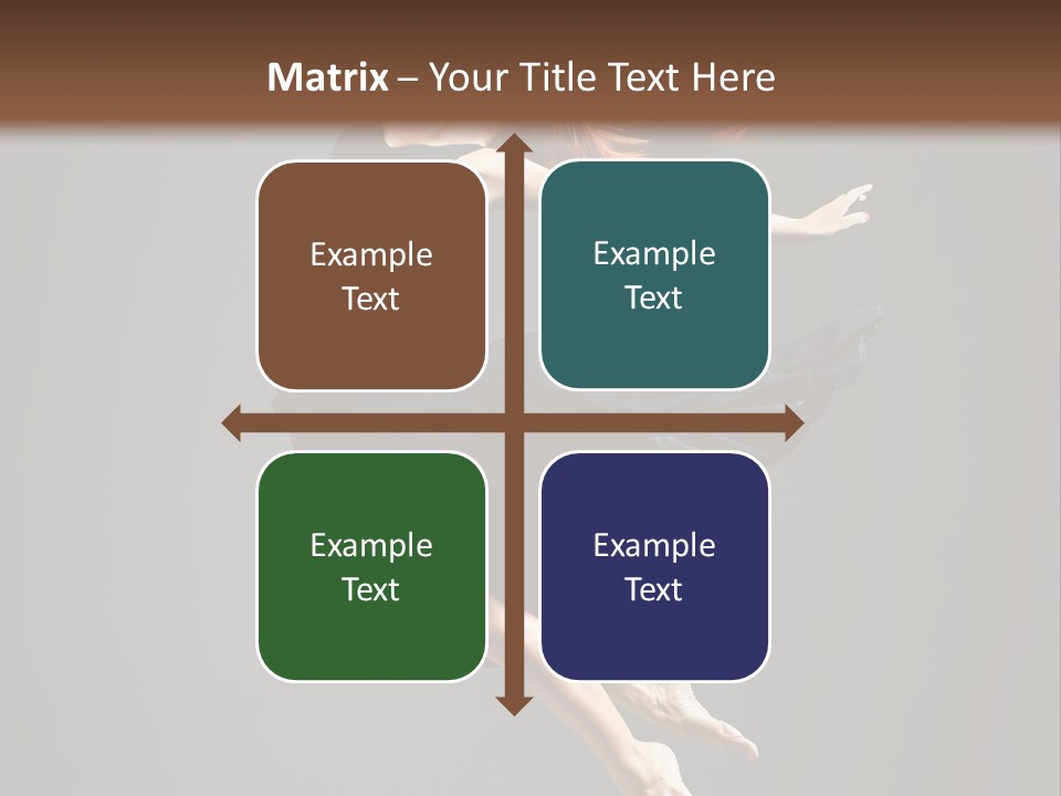 Theatrical Woman Cheerful PowerPoint Template