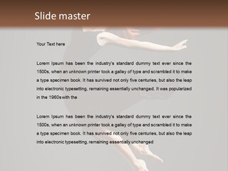 Theatrical Woman Cheerful PowerPoint Template