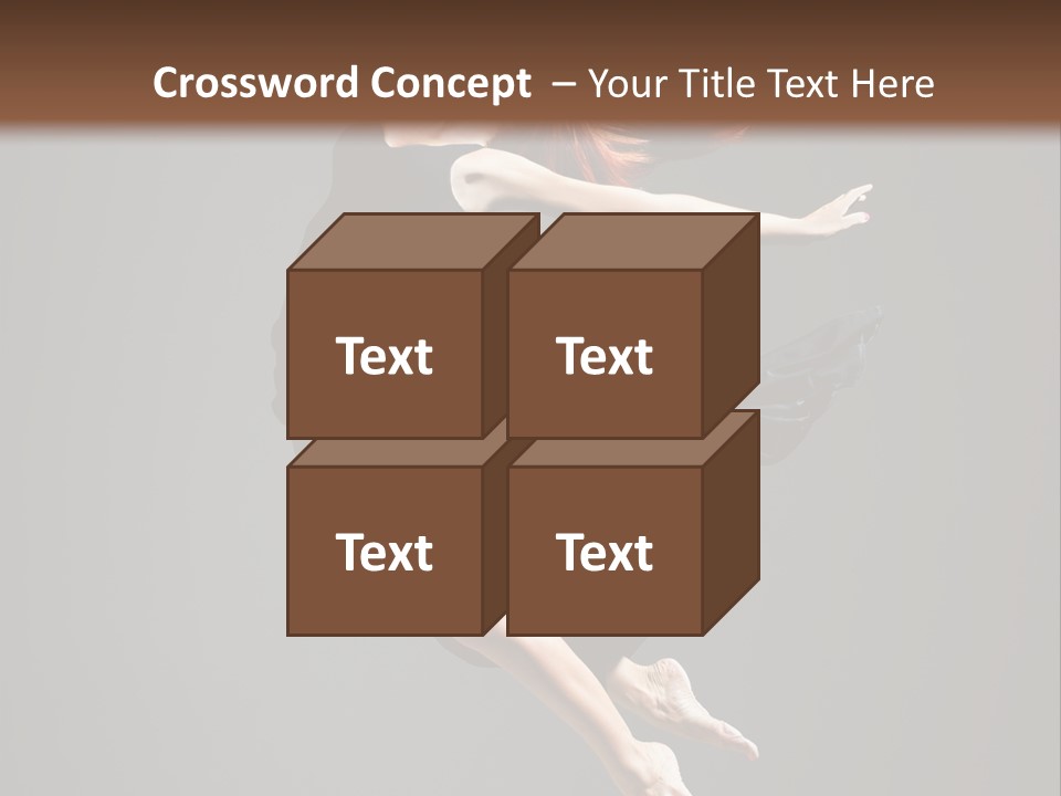 Theatrical Woman Cheerful PowerPoint Template