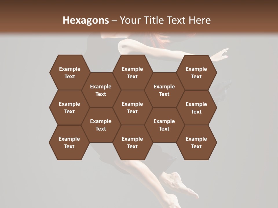 Theatrical Woman Cheerful PowerPoint Template