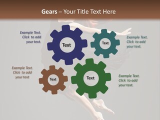 Theatrical Woman Cheerful PowerPoint Template