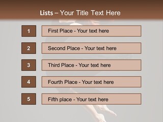 Theatrical Woman Cheerful PowerPoint Template