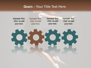 Theatrical Woman Cheerful PowerPoint Template