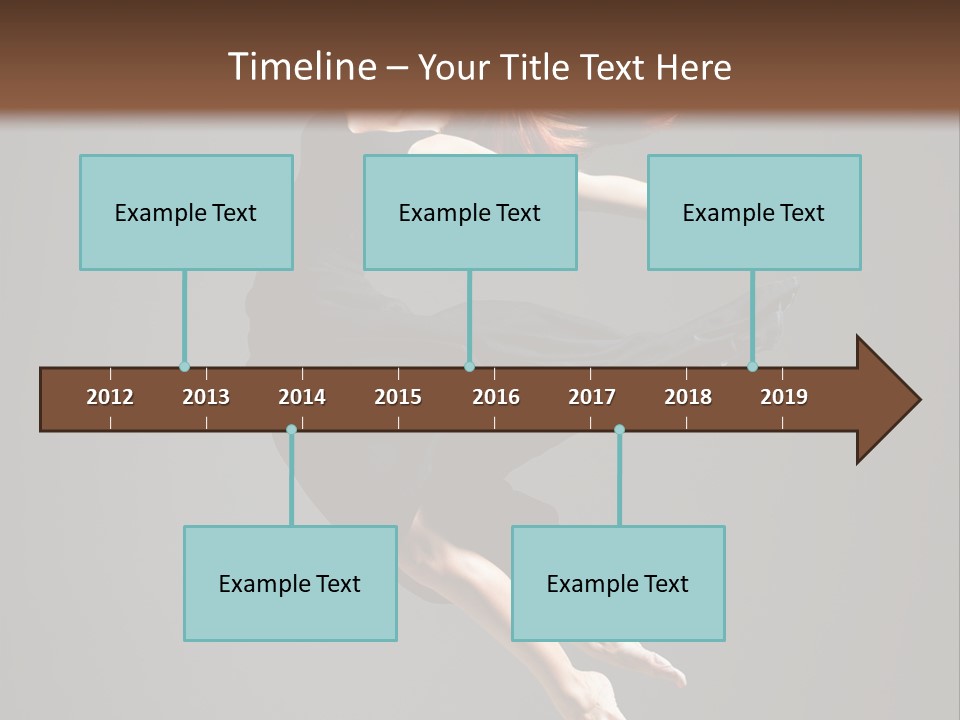 Theatrical Woman Cheerful PowerPoint Template