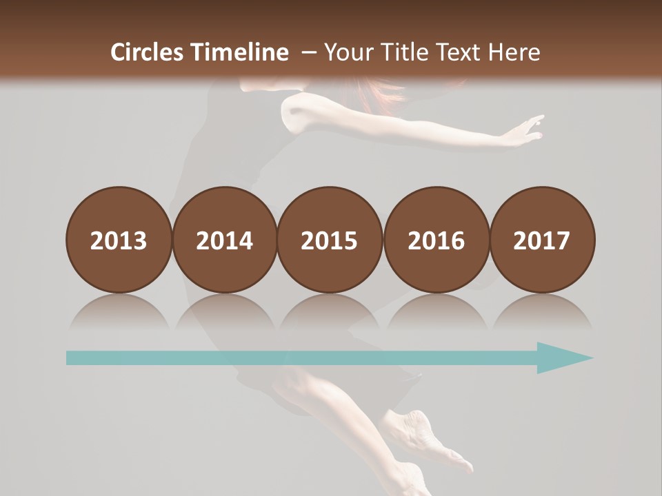 Theatrical Woman Cheerful PowerPoint Template