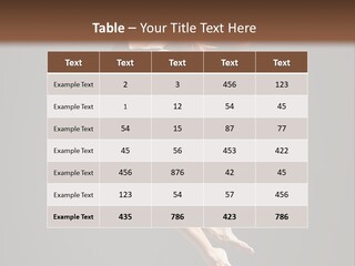 Theatrical Woman Cheerful PowerPoint Template