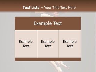 Theatrical Woman Cheerful PowerPoint Template