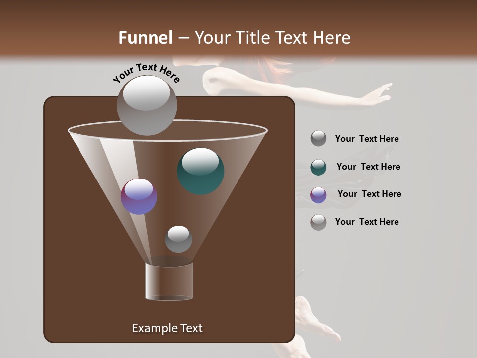 Theatrical Woman Cheerful PowerPoint Template