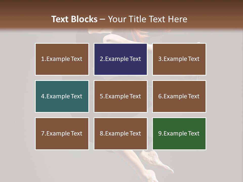 Theatrical Woman Cheerful PowerPoint Template