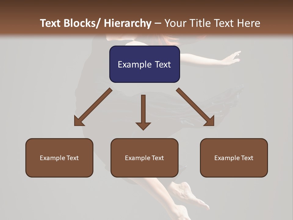 Theatrical Woman Cheerful PowerPoint Template