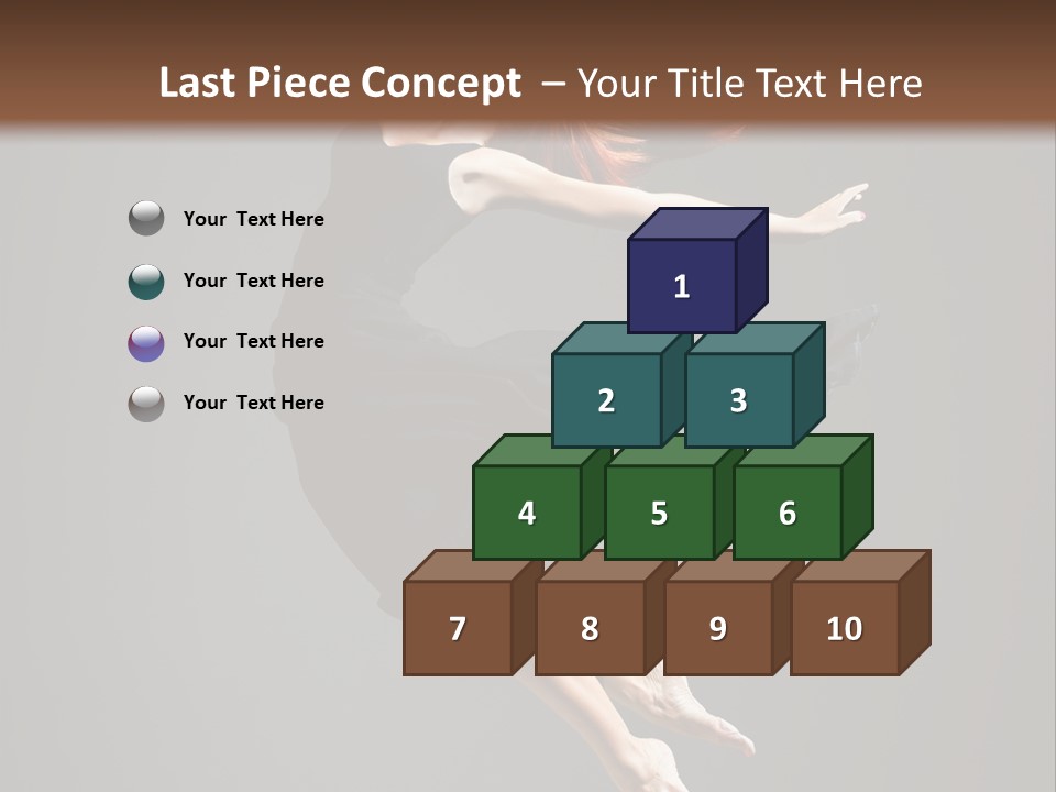 Theatrical Woman Cheerful PowerPoint Template