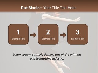 Theatrical Woman Cheerful PowerPoint Template