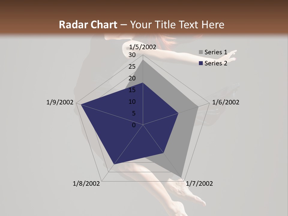 Theatrical Woman Cheerful PowerPoint Template