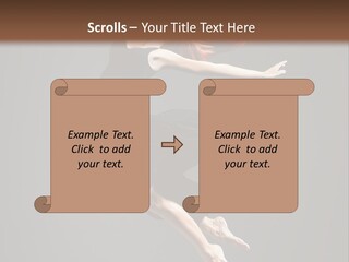 Theatrical Woman Cheerful PowerPoint Template