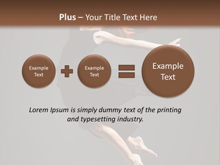 Theatrical Woman Cheerful PowerPoint Template