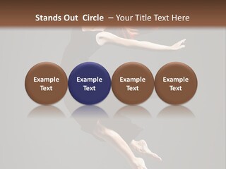 Theatrical Woman Cheerful PowerPoint Template