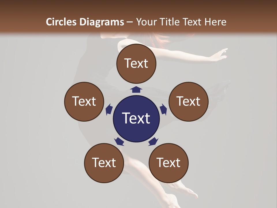 Theatrical Woman Cheerful PowerPoint Template