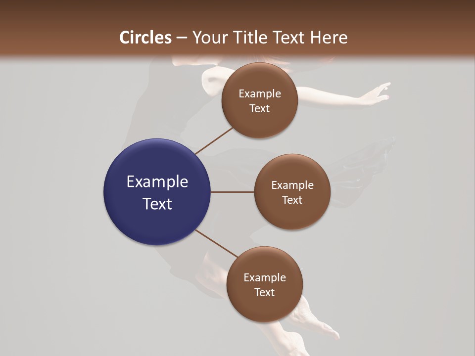 Theatrical Woman Cheerful PowerPoint Template