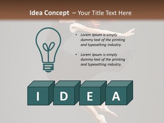 Theatrical Woman Cheerful PowerPoint Template