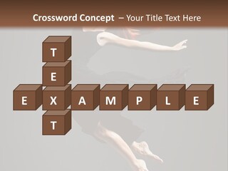 Theatrical Woman Cheerful PowerPoint Template