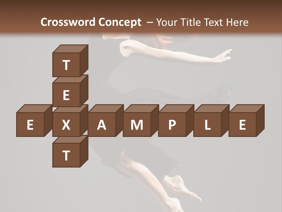 Theatrical Woman Cheerful PowerPoint Template