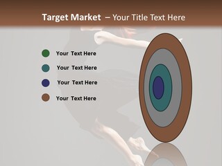 Theatrical Woman Cheerful PowerPoint Template