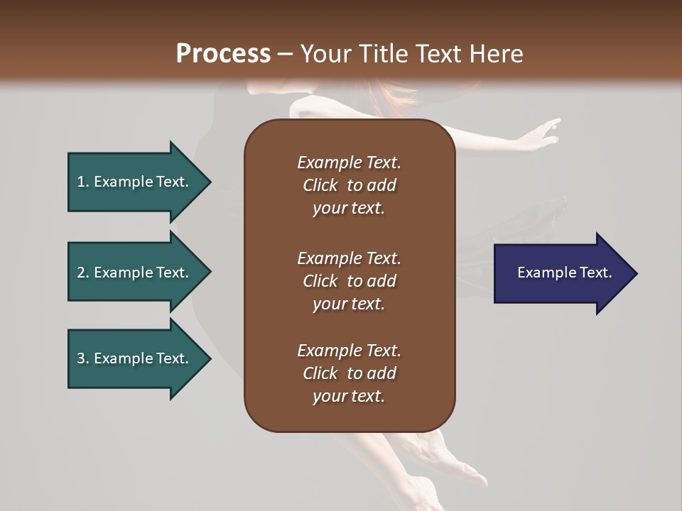 Theatrical Woman Cheerful PowerPoint Template