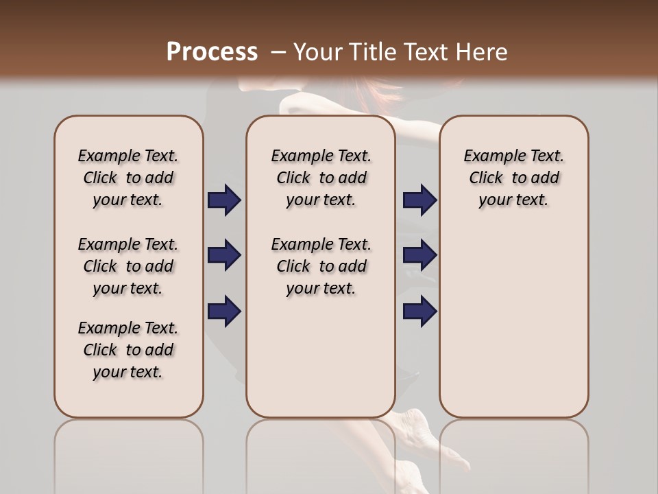 Theatrical Woman Cheerful PowerPoint Template