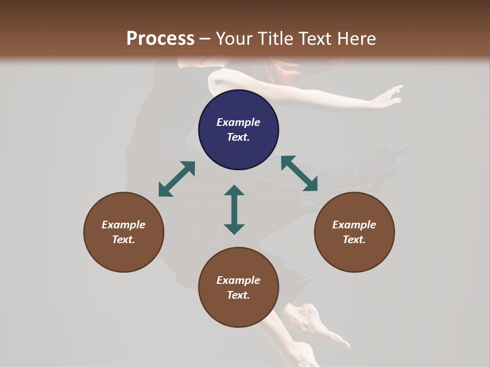 Theatrical Woman Cheerful PowerPoint Template