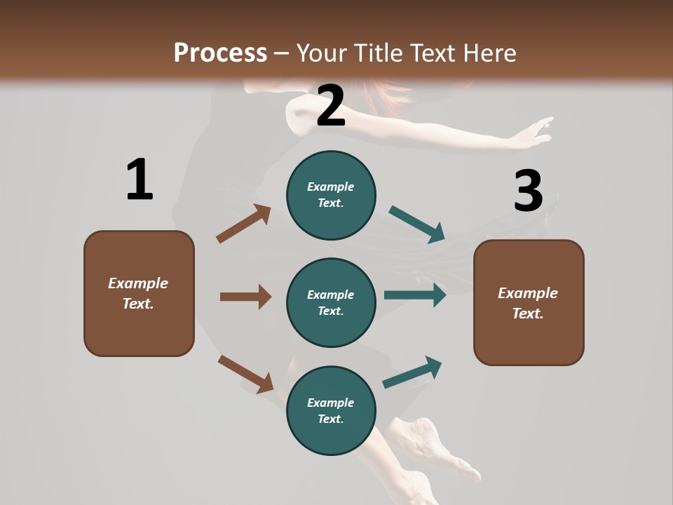 Theatrical Woman Cheerful PowerPoint Template