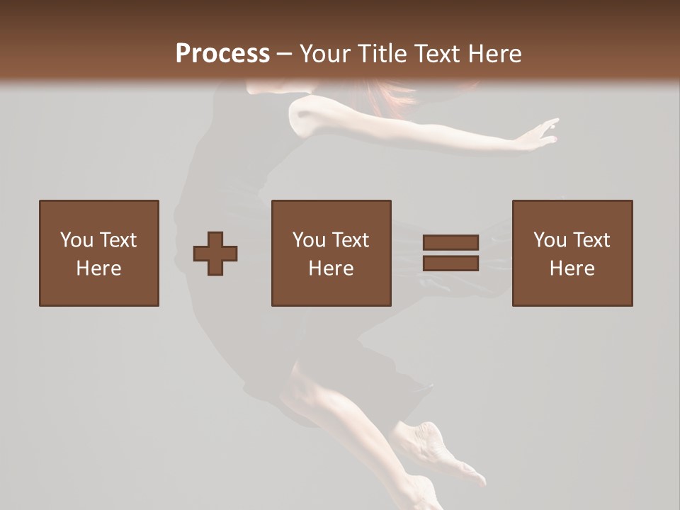 Theatrical Woman Cheerful PowerPoint Template