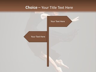 Theatrical Woman Cheerful PowerPoint Template