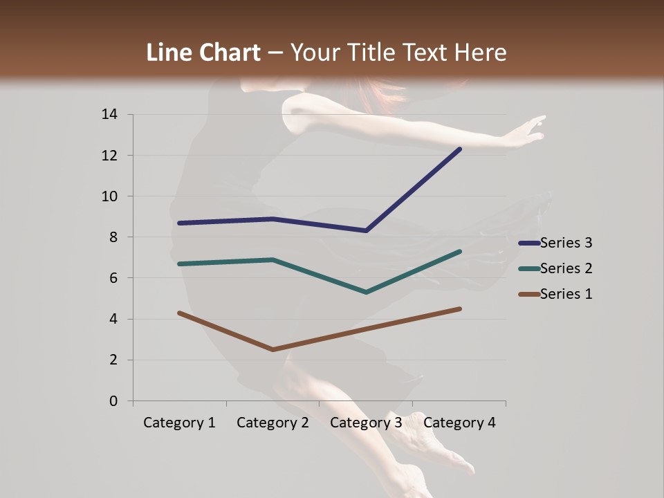 Theatrical Woman Cheerful PowerPoint Template