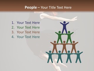 Theatrical Woman Cheerful PowerPoint Template