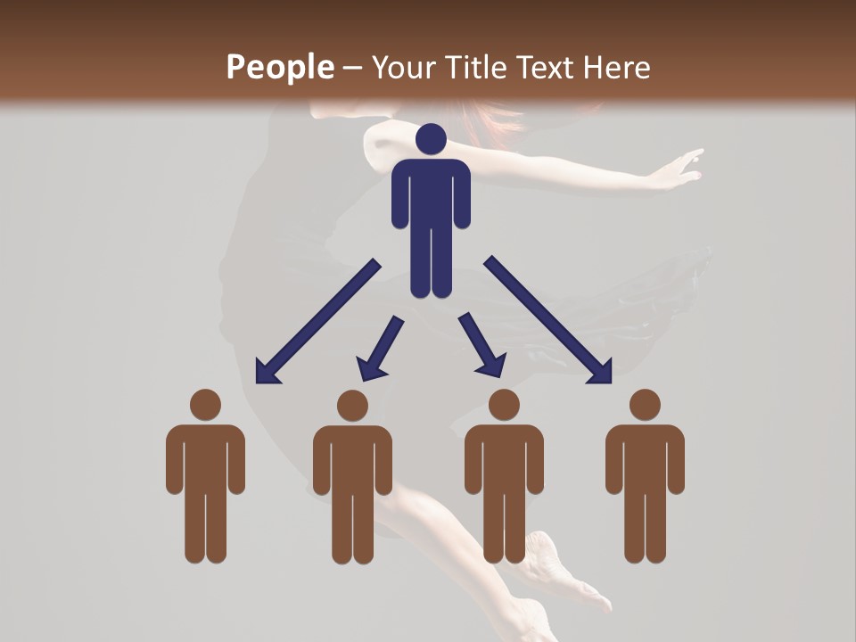 Theatrical Woman Cheerful PowerPoint Template