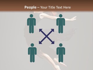 Theatrical Woman Cheerful PowerPoint Template