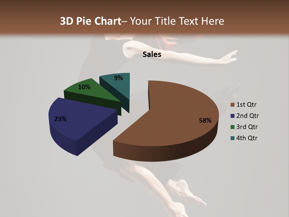 Theatrical Woman Cheerful PowerPoint Template