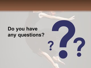 Theatrical Woman Cheerful PowerPoint Template