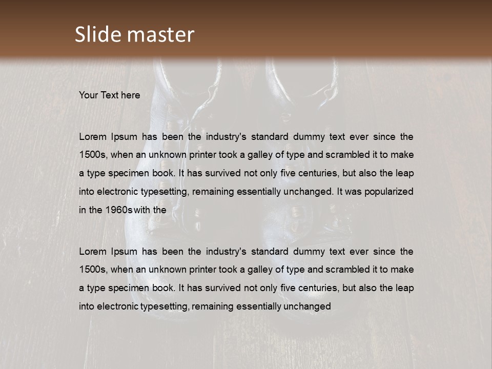 Mountains March War PowerPoint Template