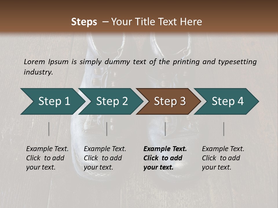 Mountains March War PowerPoint Template