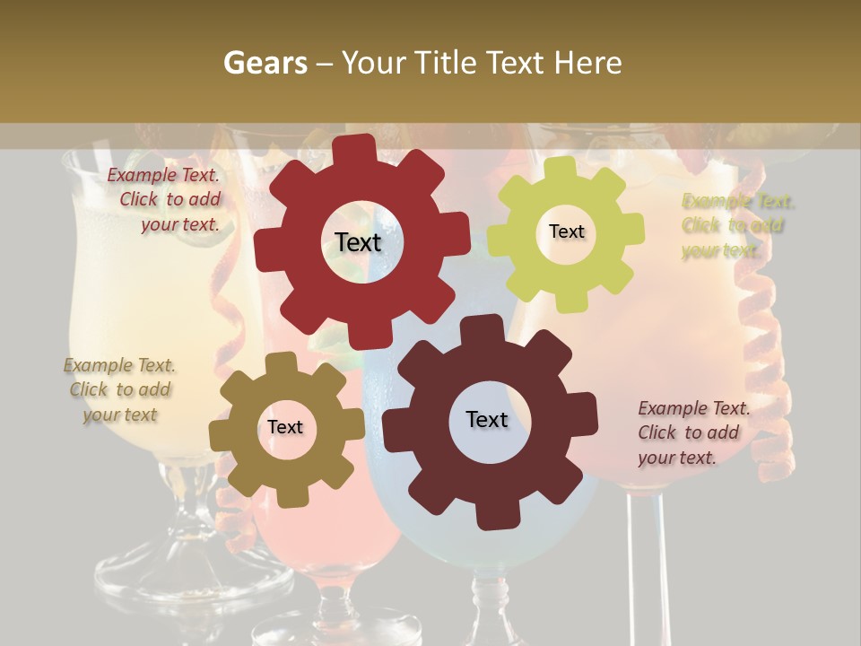 Close Up Raspberry Twist PowerPoint Template